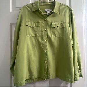Liz Claiborne Light Green Shirt